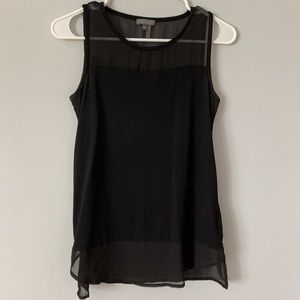 VINCE CAMUTO sleeveless black top